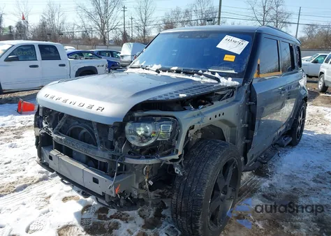 2021 Land Rover Defender 110 X-Dynamic Se z USA, uszkodzony, nr VIN SALE2ERU7M2037696